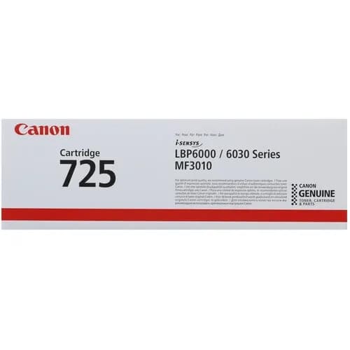 Картридж лазерный Canon 725 черный (ОРИГИНАЛ)